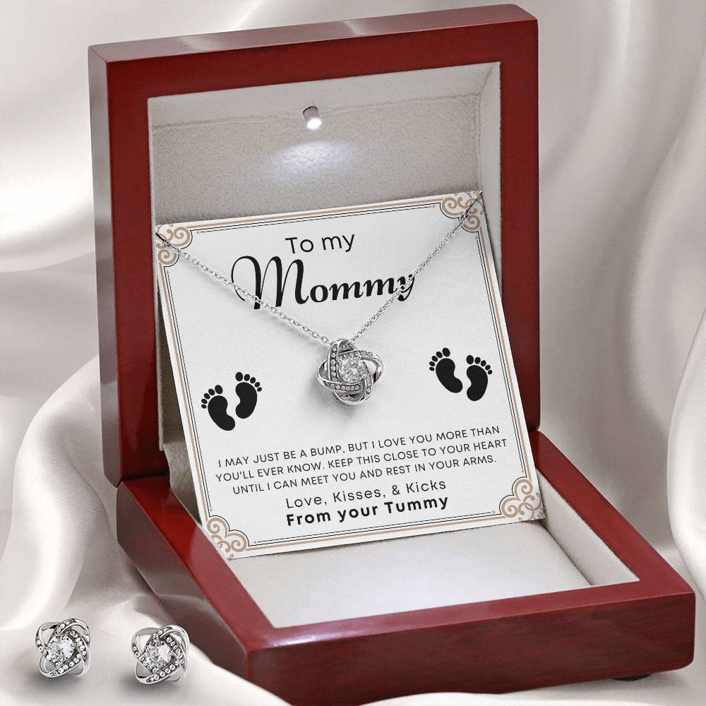 To My Mom Love Knot Necklace, Unique Mother's Day Gift For Mom, Mom Gift From Daughter Son, Mom Birthday Gift, Mom Gift Ideas