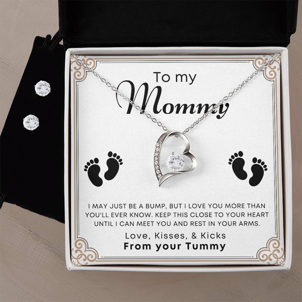 To My Mom Forever Love Necklace, Unique Mother's Day Gift For Mom, Mom Gift From Daughter Son, Mom Birthday Gift, Mom Gift Ideas