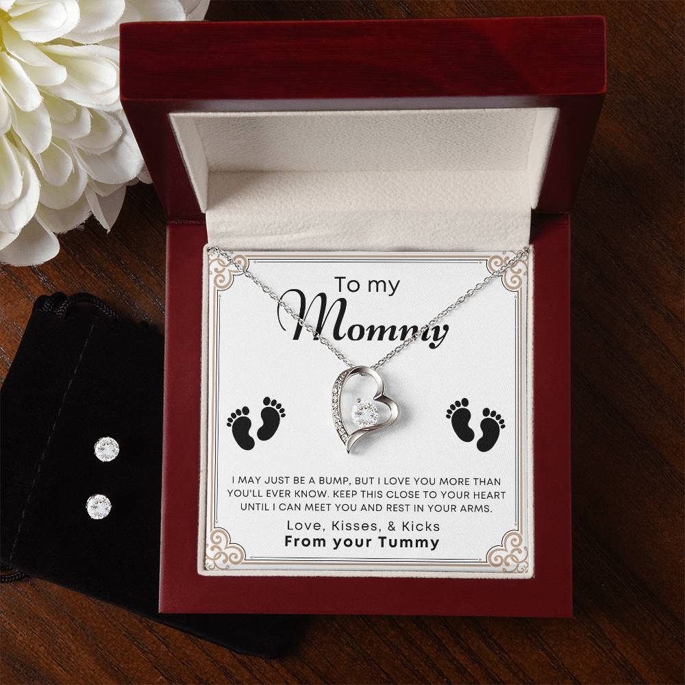 To My Mom Forever Love Necklace, Unique Mother's Day Gift For Mom, Mom Gift From Daughter Son, Mom Birthday Gift, Mom Gift Ideas
