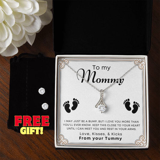To My Mom Alluring Beauty Necklace, Unique Mother's Day Gift For Mom, Mom Gift From Daughter Son, Mom Birthday Gift, Mom Gift Ideas