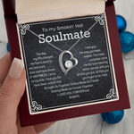 Forever Love Necklace Soulmate message card
