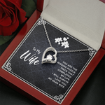 To my wife you are the missing puzzle piece Forever Love Necklace