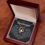 Forever Love Necklace Soulmate message card