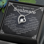 Forever Love Necklace Soulmate message card