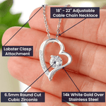 To my wife you are the missing puzzle piece Forever Love Necklace