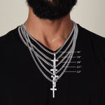 Artisan Cross Cuban Link Chain To My Husband message card