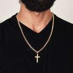 Artisan Cross Cuban Link Chain To My Husband message card