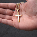 Artisan Cross Cuban Link Chain To My Husband message card